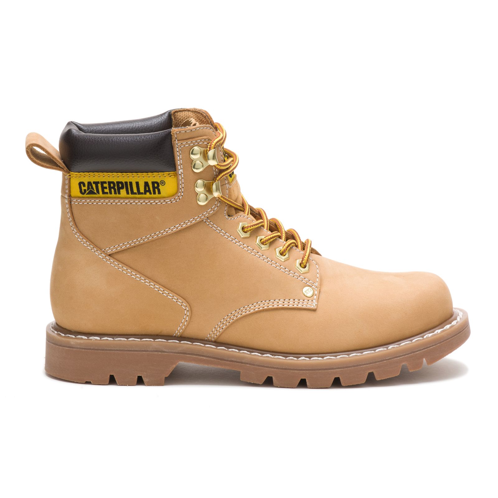 Caterpillar Boots PK - Caterpillar Second Shift Mens Work Boots Orange (054876-IAZ)